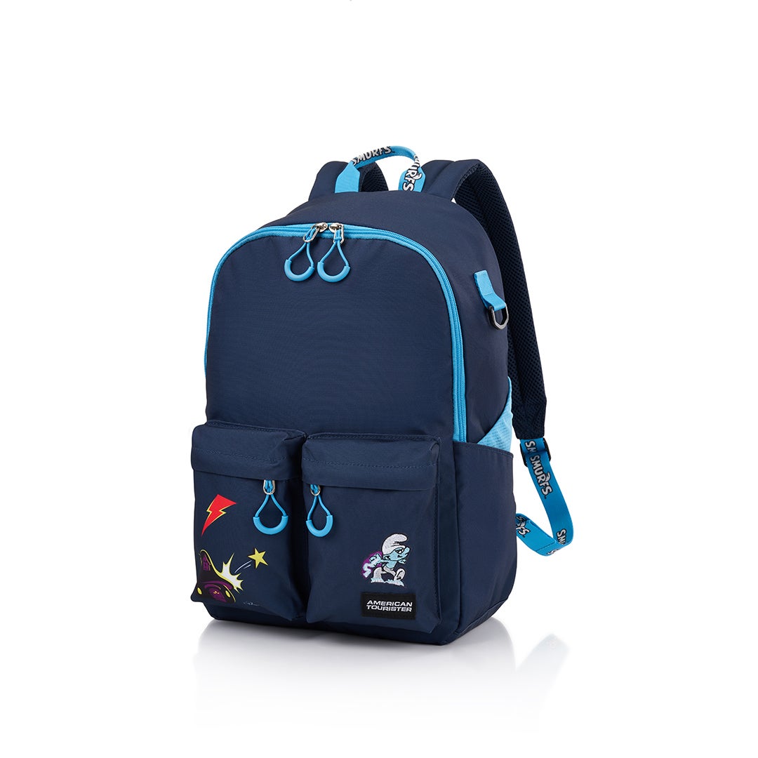 Slumbkins Backpack Backpack In Indigo/blue | The Smurfs