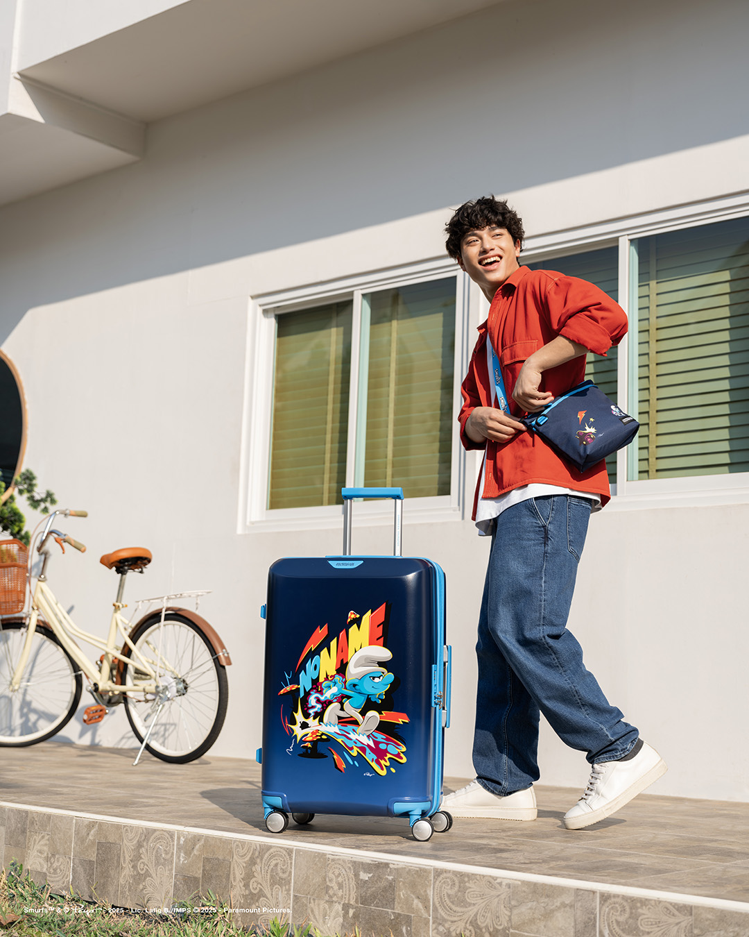 THE SMURFS SPINNER 52/18 TSA  lifestyle | American Tourister